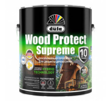 WOOD PROTECT HARD WAX, белоснежный 0,75л "Dufa" Пропитка